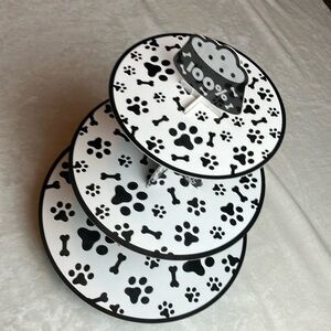 3 Tier cupcake stand ( Dog ) 15” H